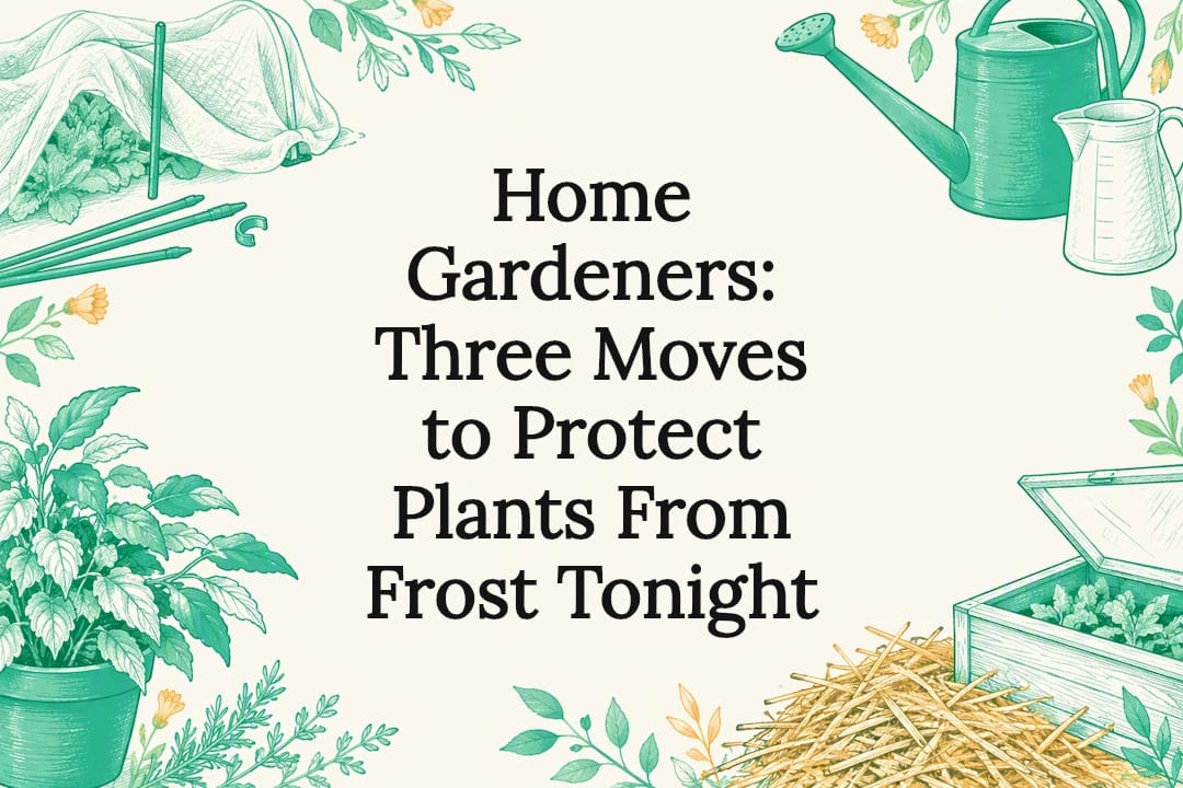 Frost protection title card illustration