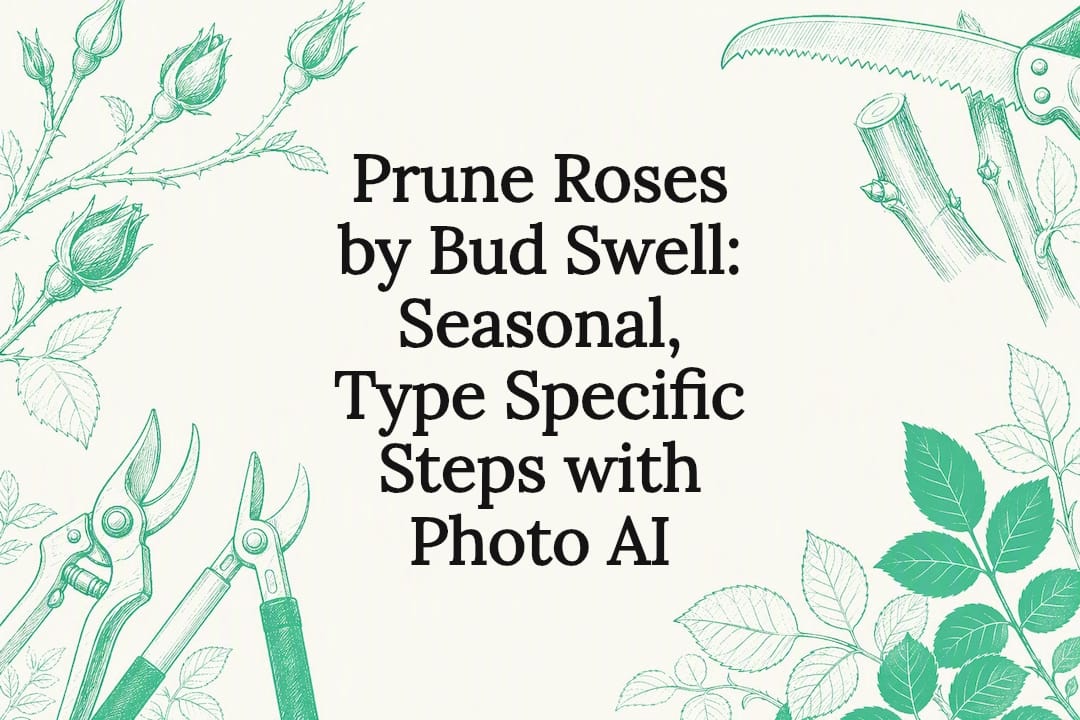 Decorative rose pruning title card