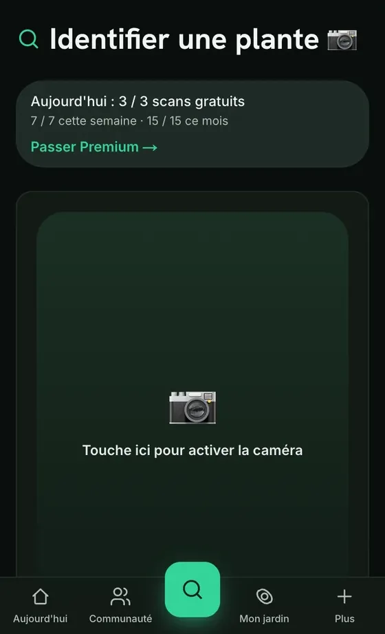 Identifie n'importe quelle plante